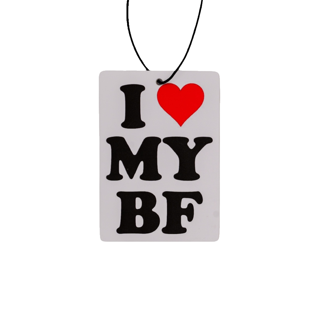 I <3 MY BF - Single Air Freshener